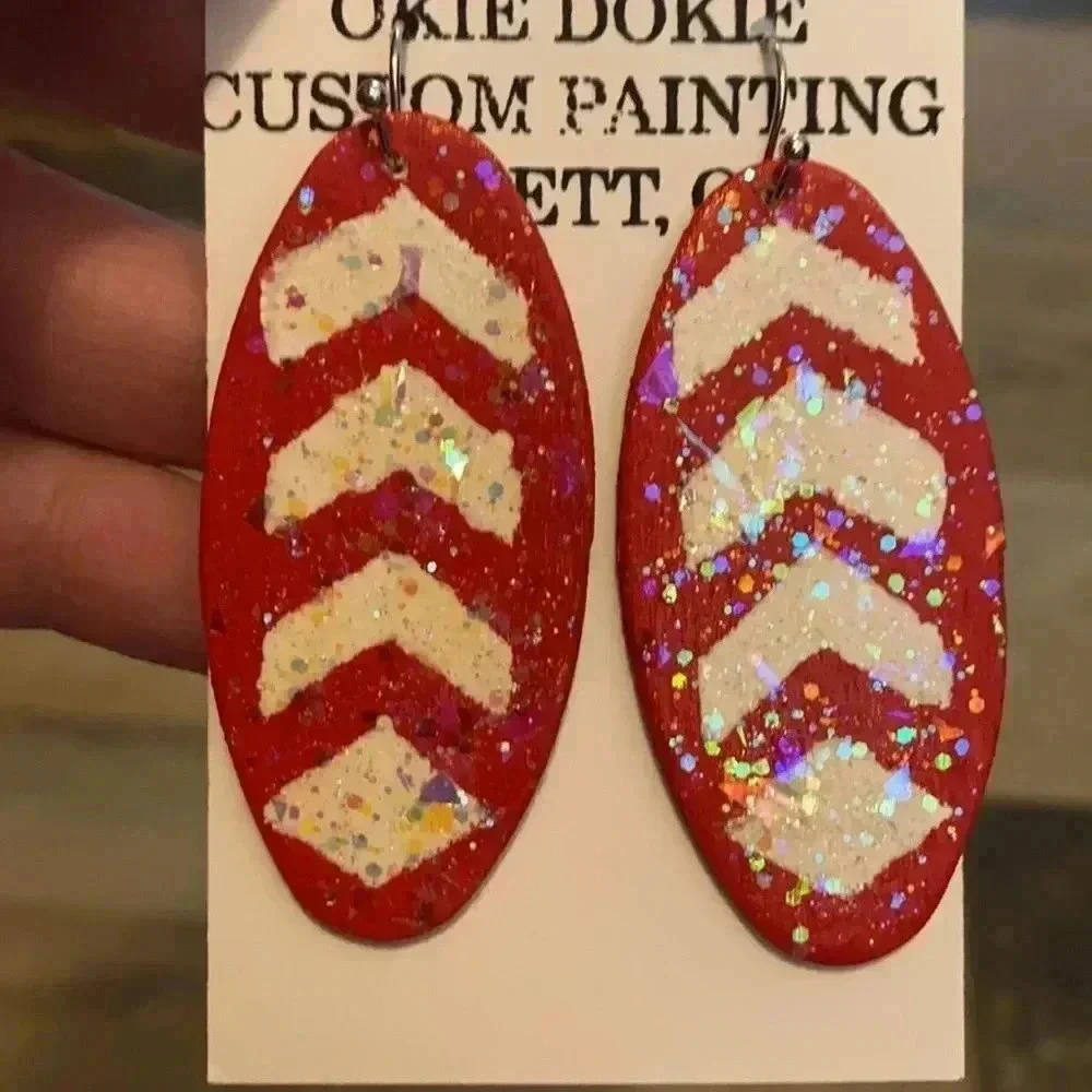 Aztec earrings